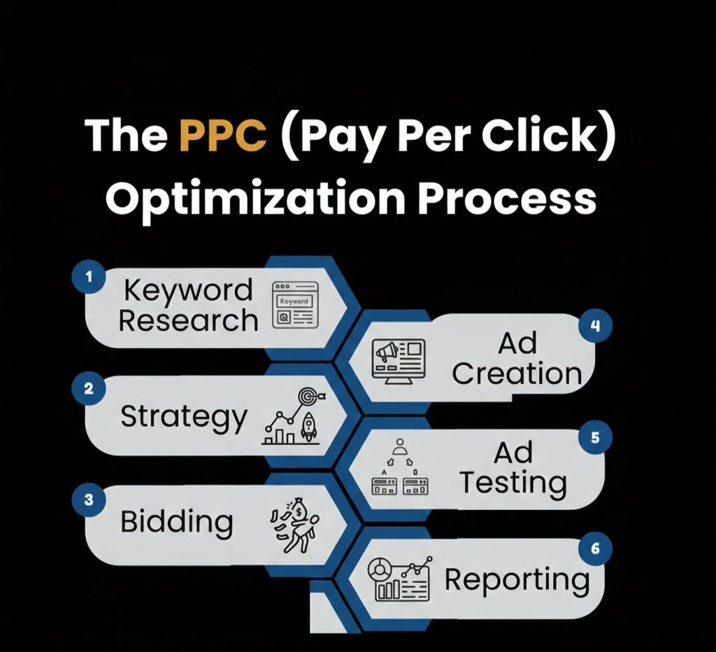 Pay-Per-Click (PPC) Management Services in Wagholi
Hyperlocal PPC advertising in Wagholi
PPC advertising for Wagholi businesses
PPC campaign management process
PPC for local businesses in Wagholi
Professional PPC Services in Wagholi for high-intent traffic and leads