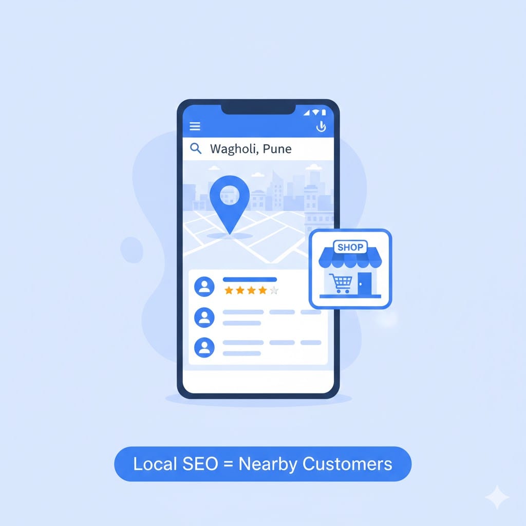 Local SEO Wagholi Pune

Google Map SEO in Wagholi

Google My Business Optimization Wagholi

Local Business SEO in Wagholi

Near Me SEO Services Wagholi

Wagholi Business Marketing

Wagholi Local Listings SEO