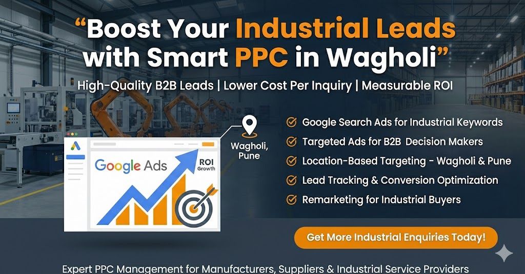 Pay-Per-Click (PPC) Management Services in Wagholi
Wagholi PPC services
Local PPC advertising
PPC for Wagholi businesses
PPC campaign process
Local business PPC